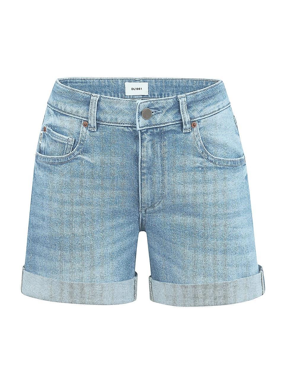 DL1961 Zoie Relaxed Shorts in Light Springday Product Image