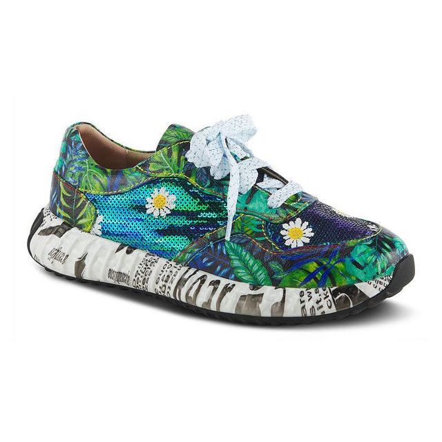 L'Artiste by Spring Step Zingy (Green Multi) Women's Shoes Product Image