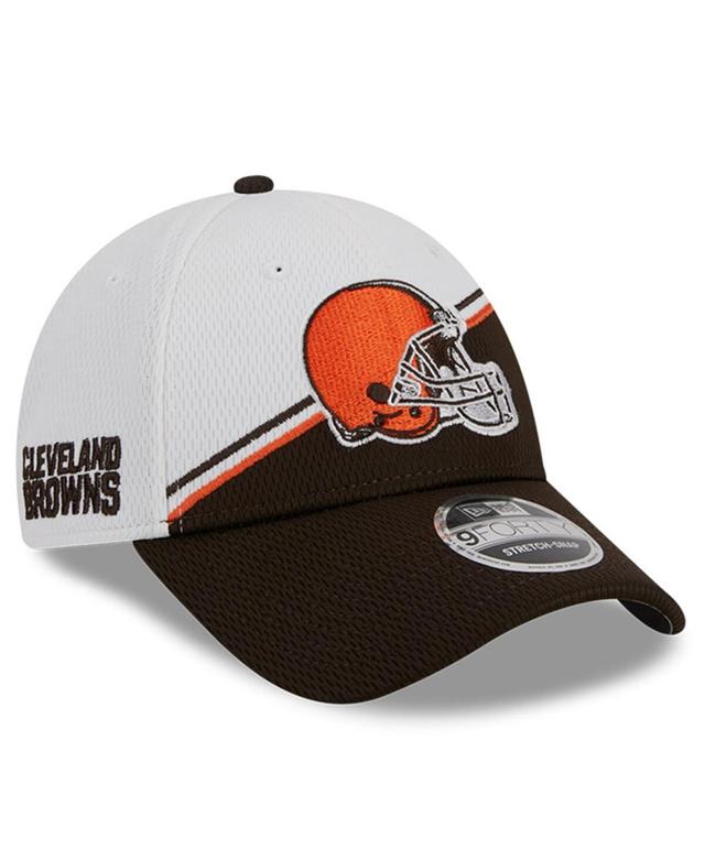 Mens New Era White Cleveland Browns 2023 Sideline 9FORTY Adjustable Hat - White Product Image