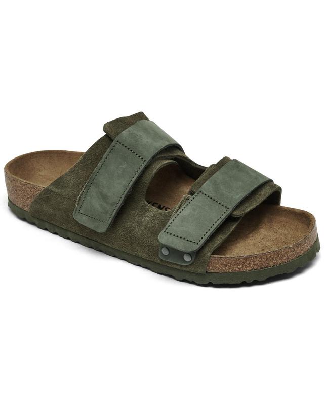 Birkenstock Uji - Nubuck/Suede (Men) (Thyme) Men's Shoes Product Image