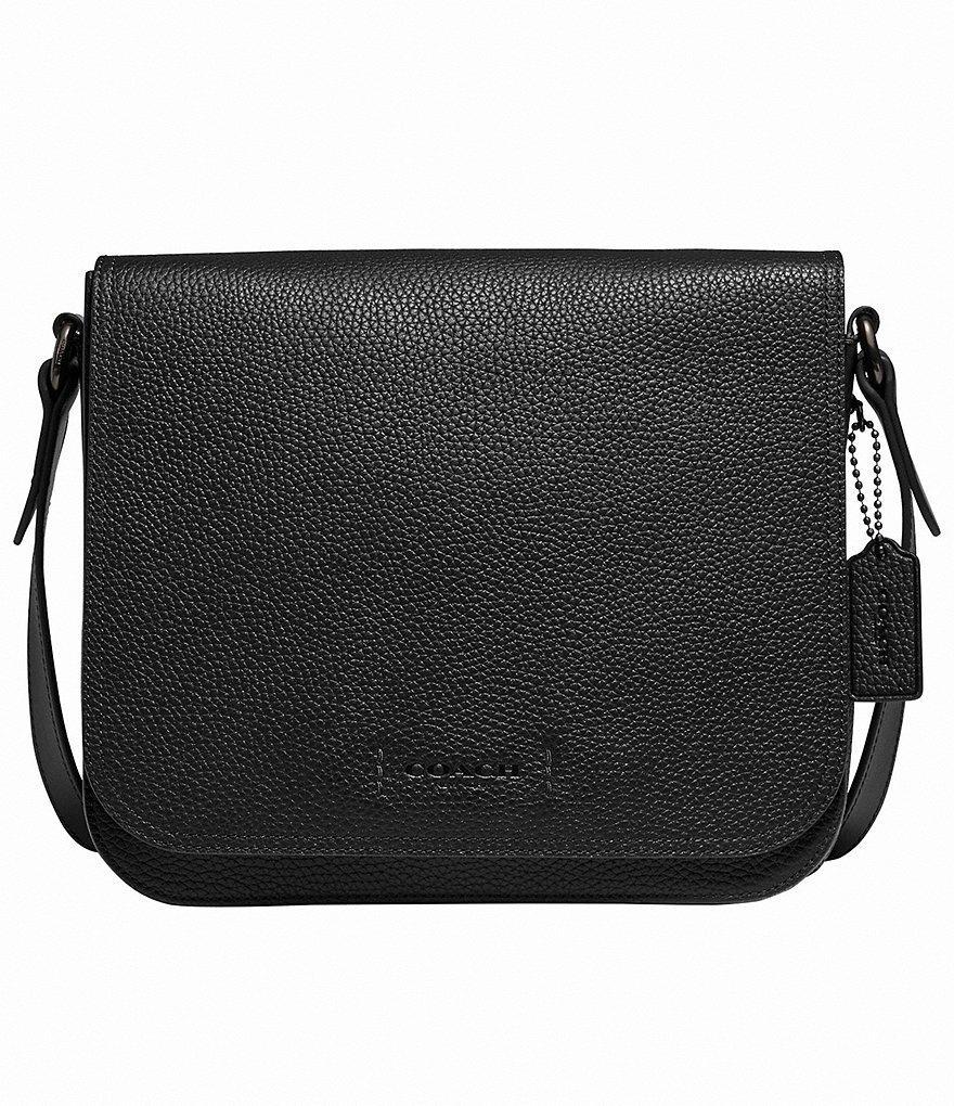 COACH Gotham Messenger 27 Pebble Leather Bag Product Image