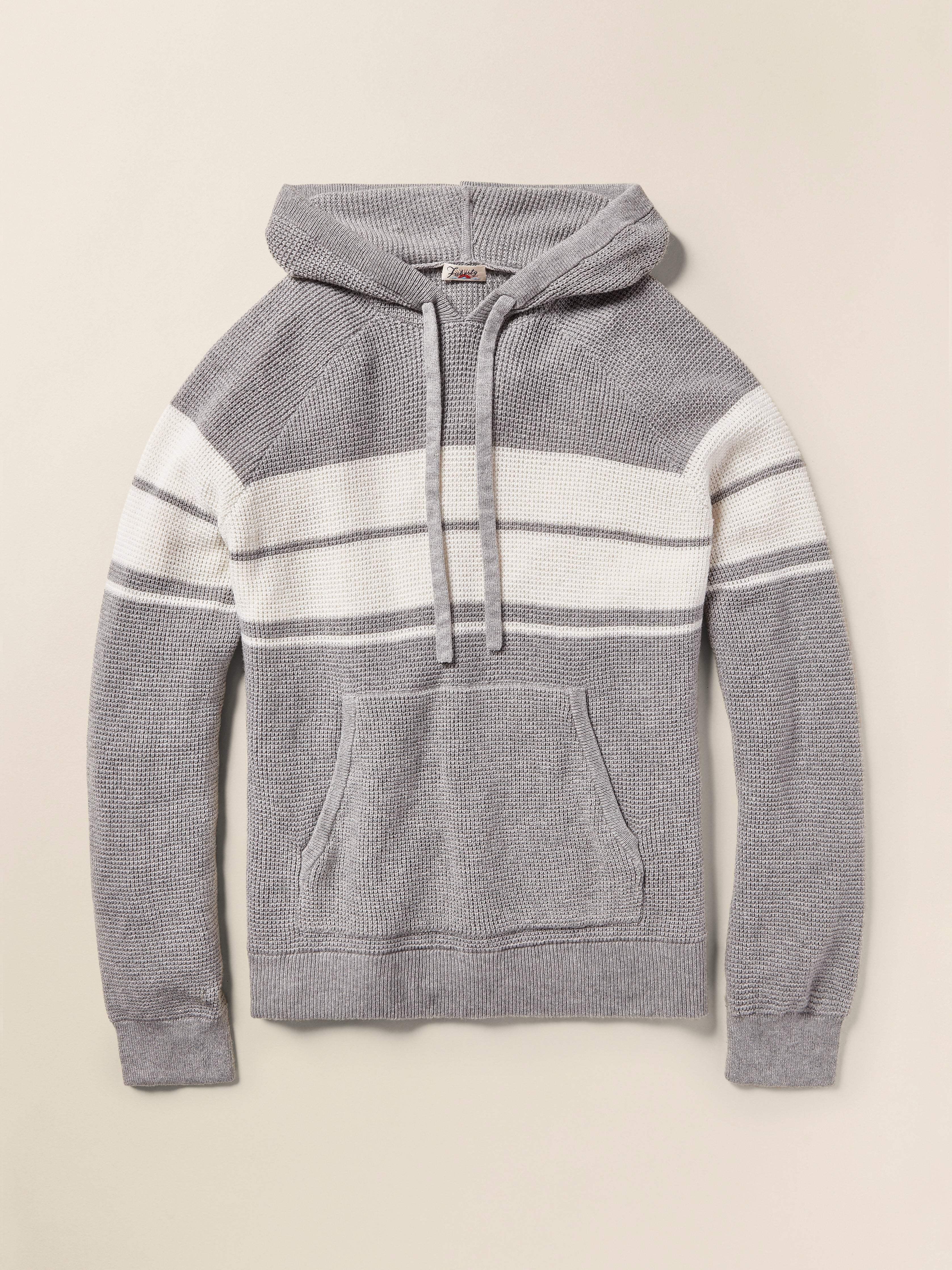 Throwback Waffle Hoodie - Shadow Coast Stripe Female Product Image