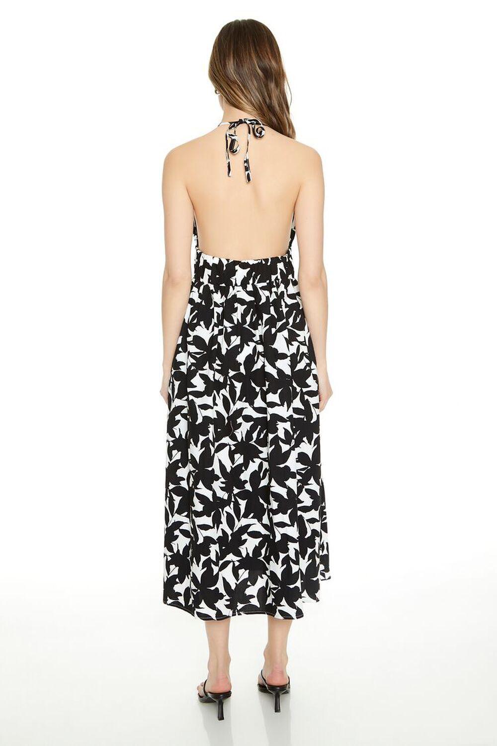 Floral Print Halter Midi Dress | Forever 21 Product Image