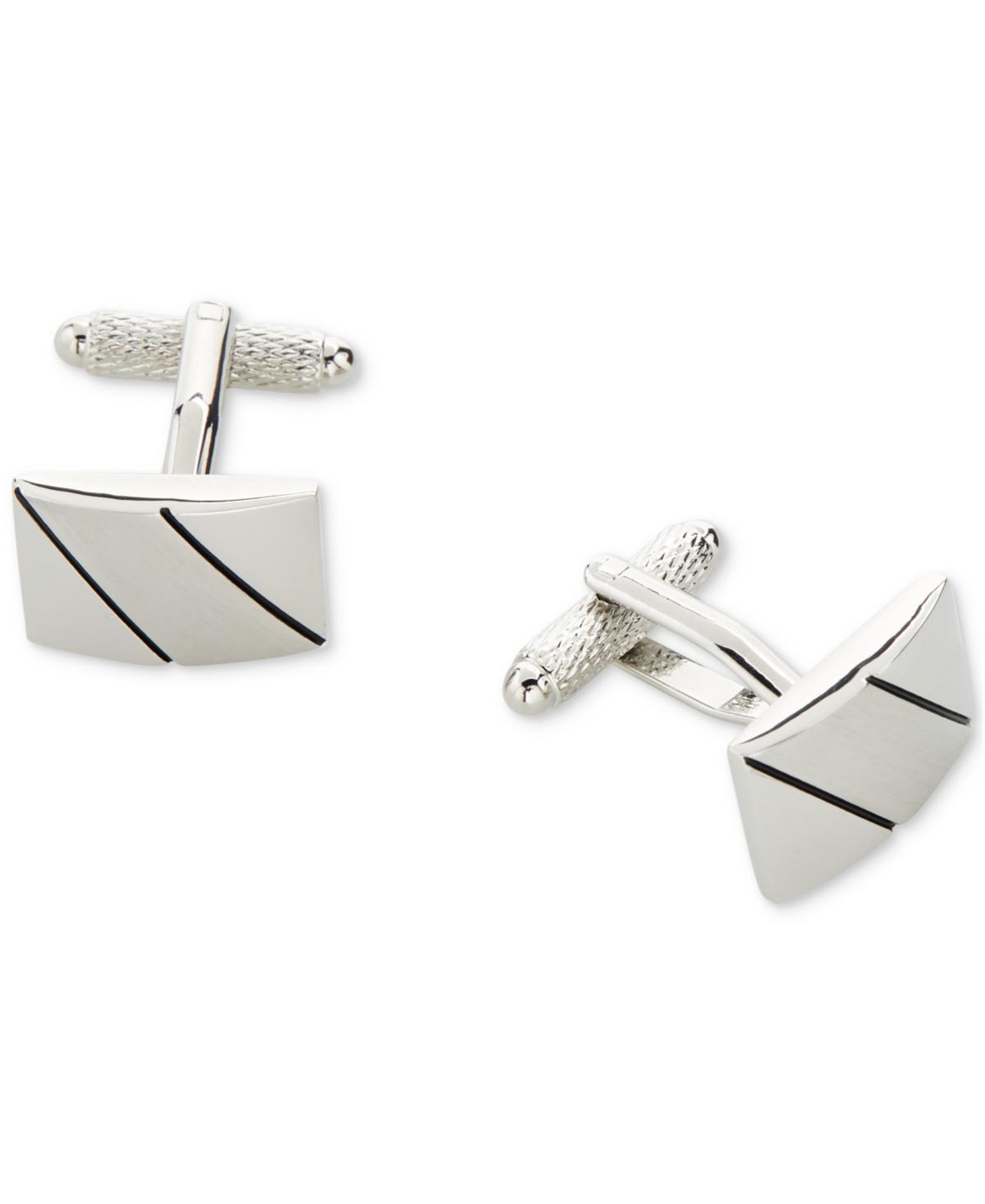 Perry Ellis Portfolio Mens Diagonal Line Cufflinks Product Image