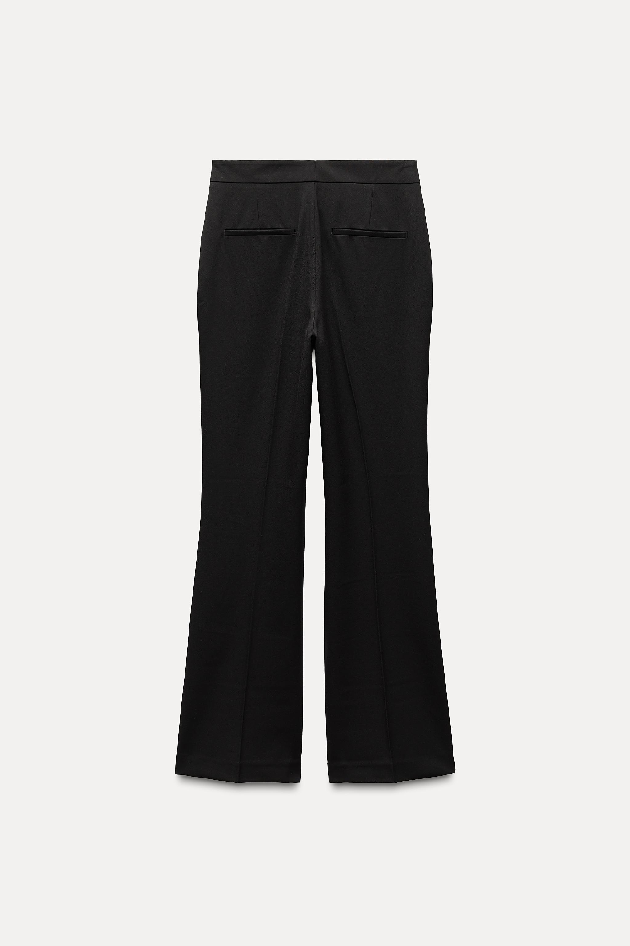 FLARED HIGH-WAISTED PANTS Product Image