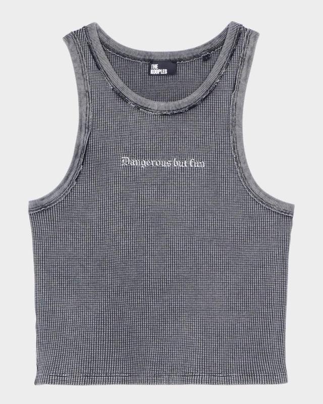 Dangerous But Fun Cotton Tank Top  Product Image