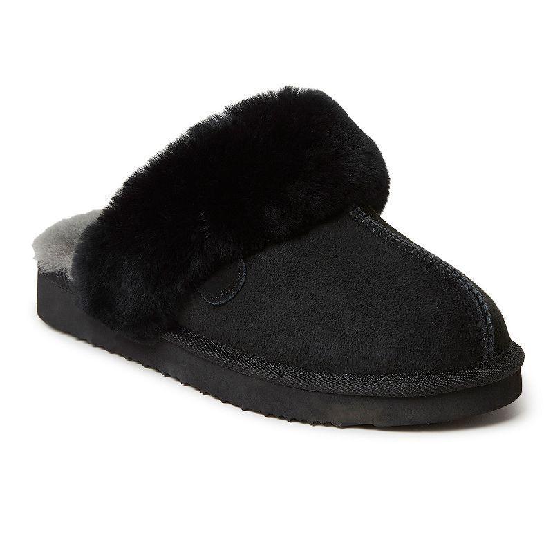 Fireside by Dearfoams Sydney Scuff Womens Slippers Brown Product Image