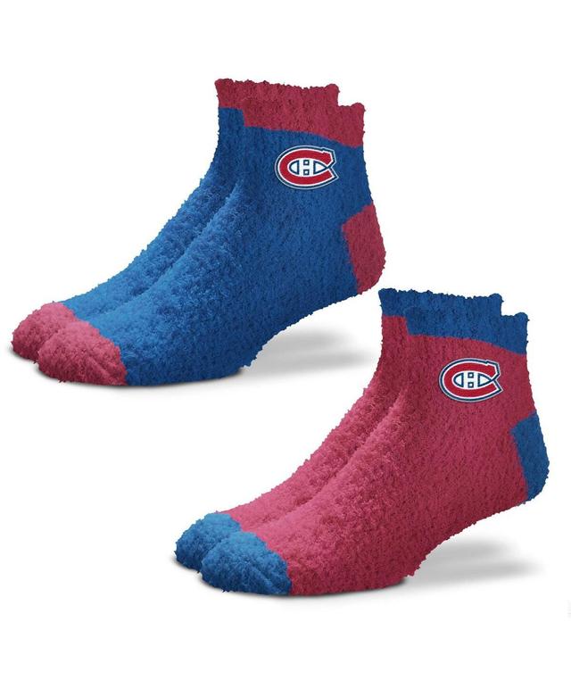 Womens For Bare Feet Montreal Canadiens 2-Pack Team Sleep Soft Socks Product Image