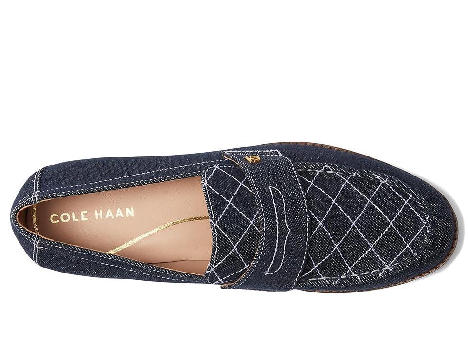 Cole Haan Lx Pinch Penny Loafer Denim/Natural) Women's Flat Shoes Product Image