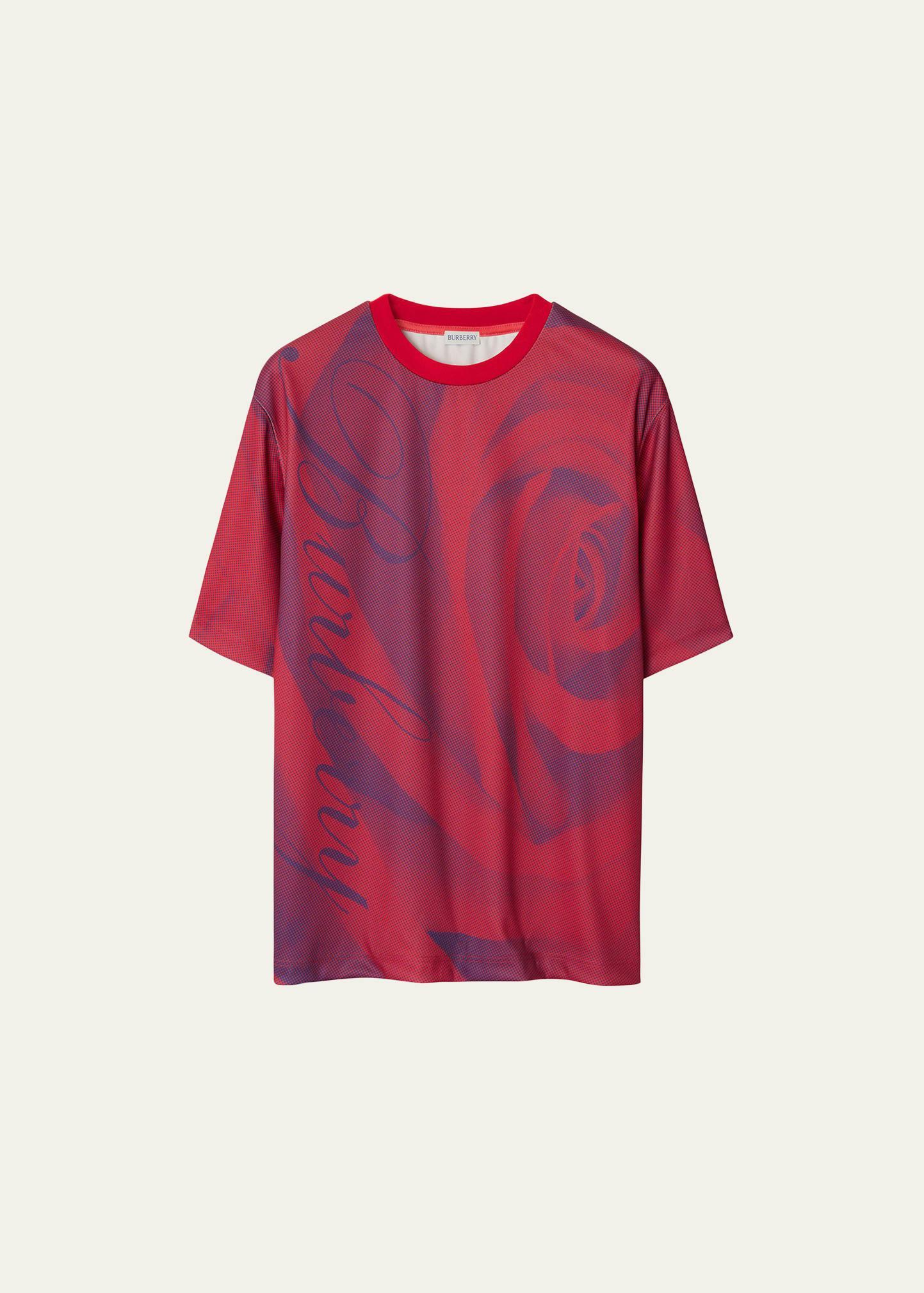 Mens Rose Jersey T-Shirt Product Image