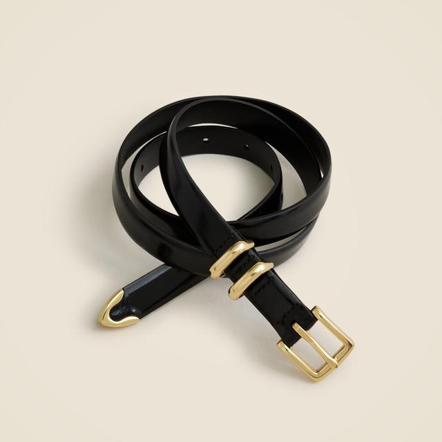 Thin Italian patent leather belt Product Image