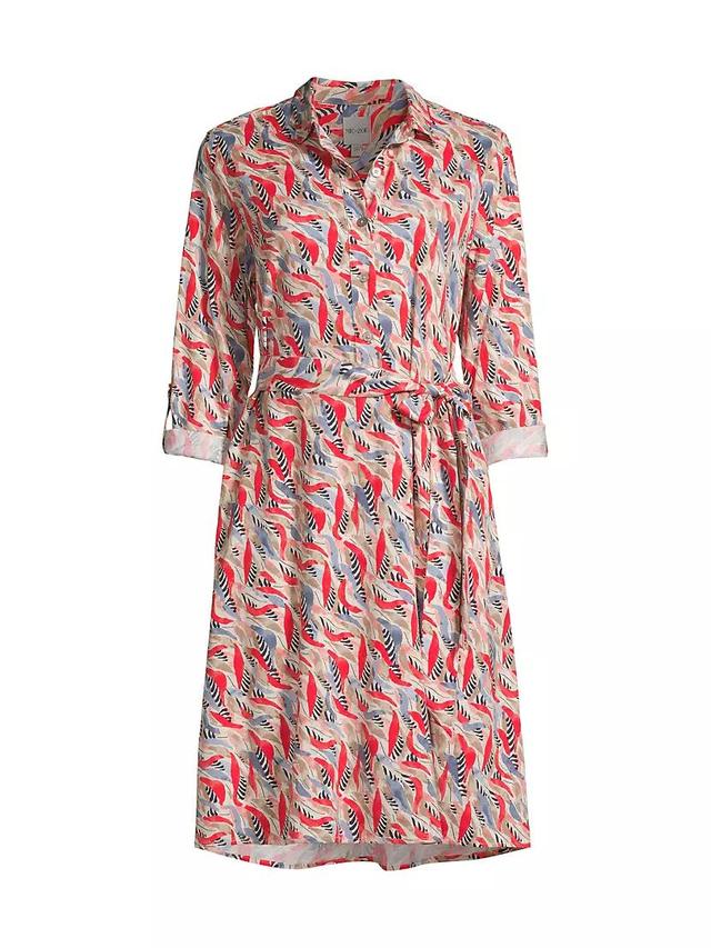 Coral Waves Live-In Shirtdress Product Image