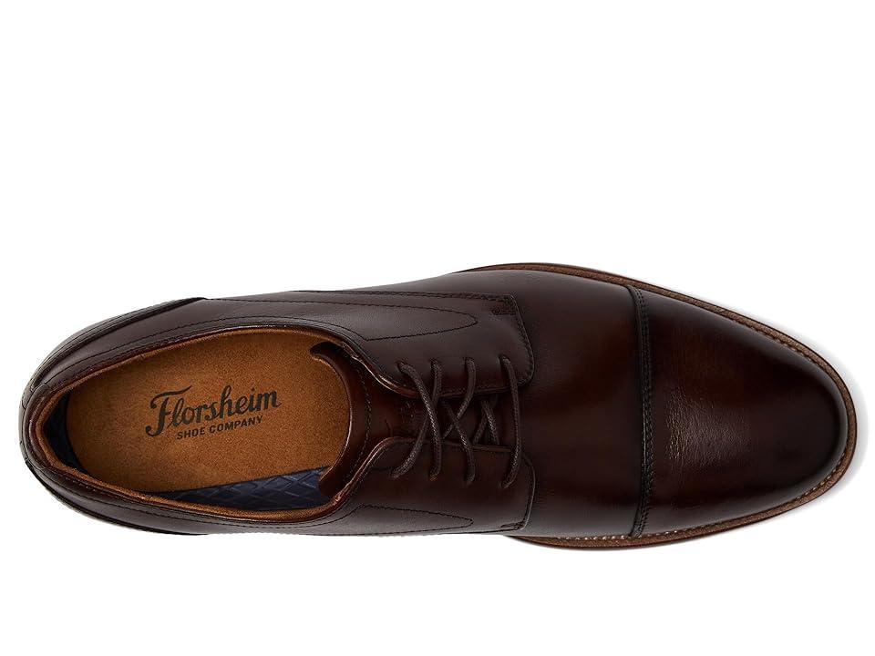 Florsheim Mens Santucci Cap Toe Derby Shoes - Cognac Product Image