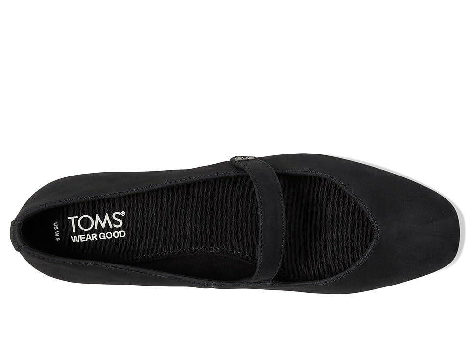 TOMS Bianca Leather) Women's Flat Shoes Product Image