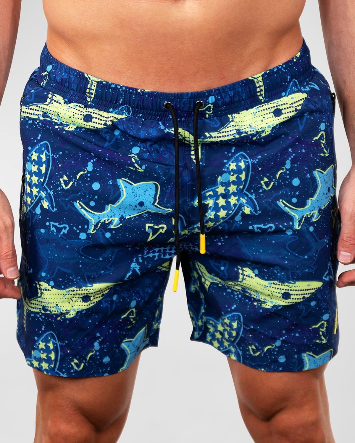 Mens Lion Swim Shorts Product Image