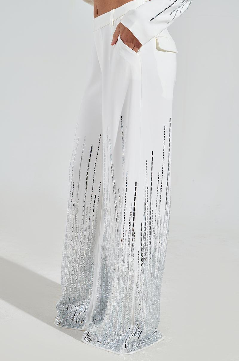 MILA EMBELLISHED FLARE PANT Product Image