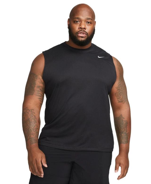 NIKE Men's Legend Dri-fit Sleeveless Fitness T-shirt In Black Product Image