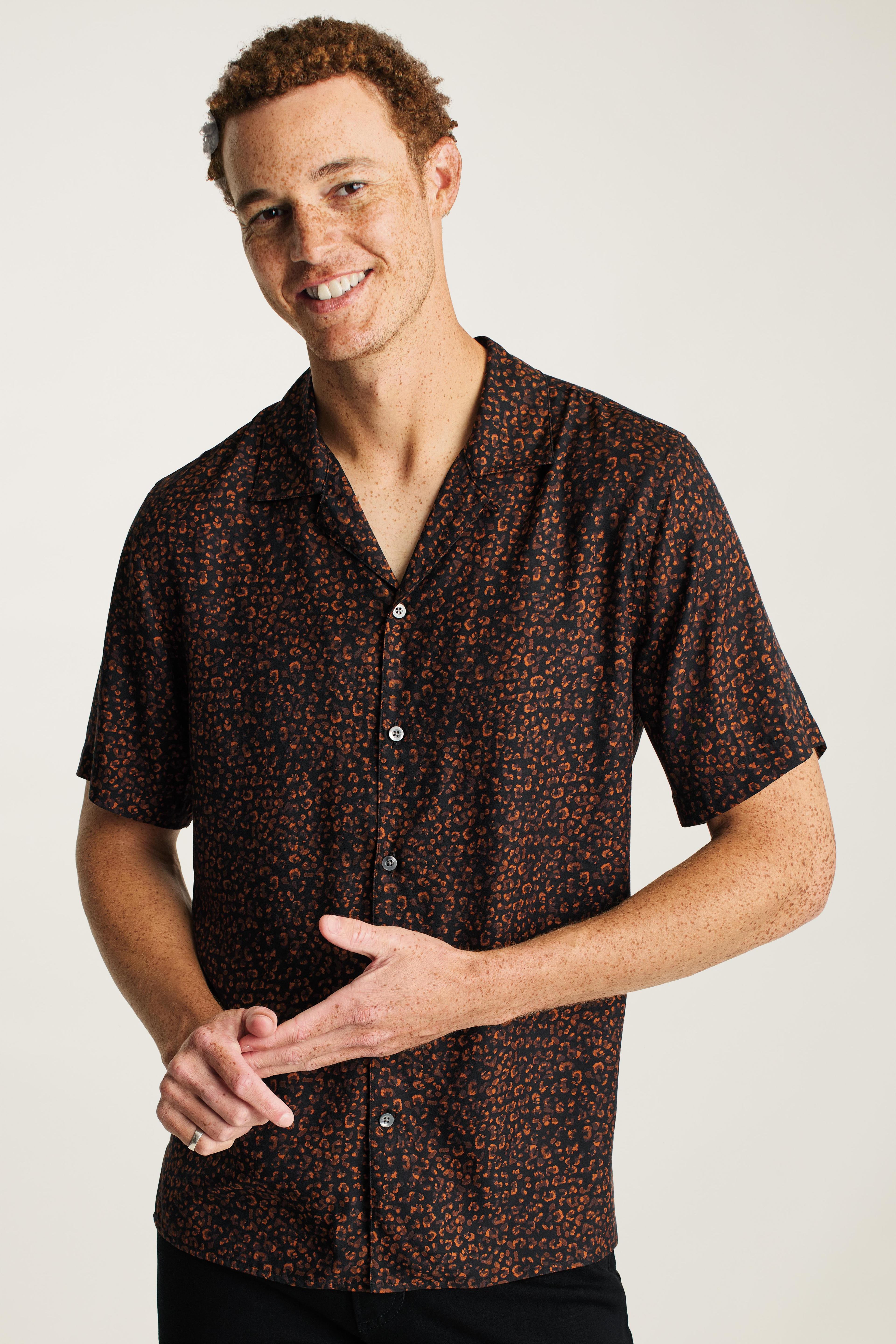 Riviera Silk Blend Cabana Shirt Product Image