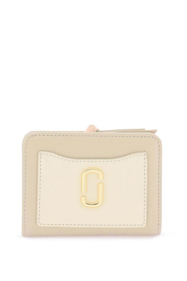 MARC JACOBS The Utility Snapshot Mini Compact Wallet In Beige Product Image