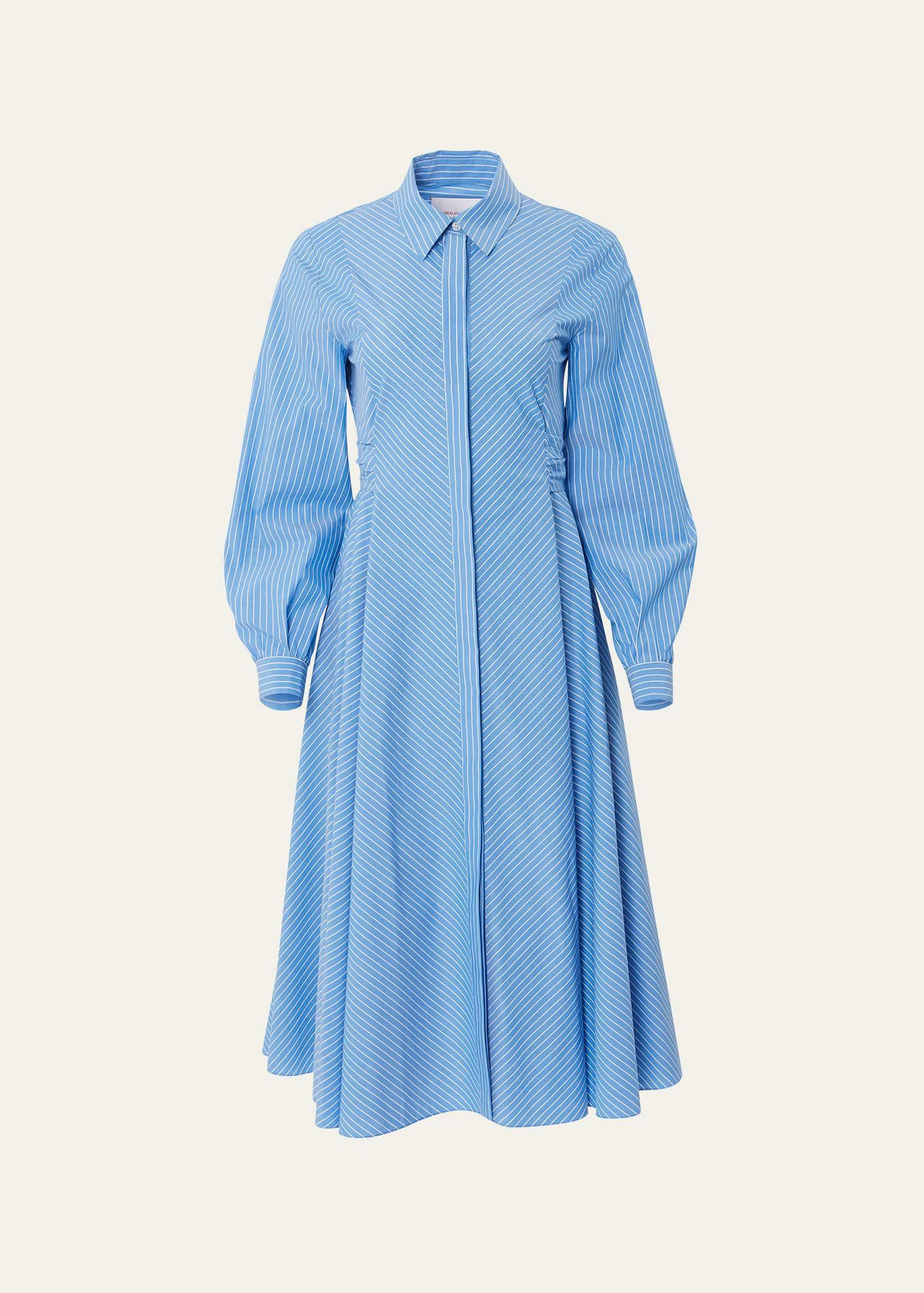 Womens Belted Shirt Dress Product Image