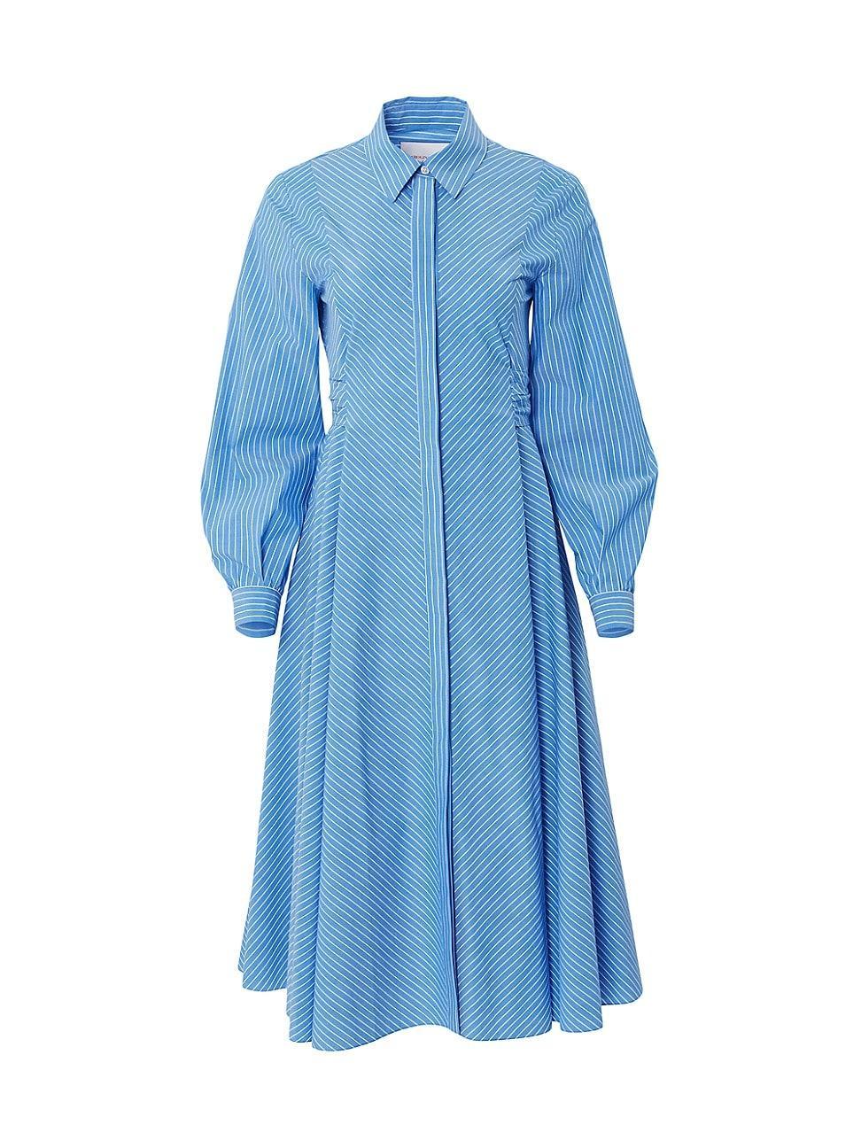 Womens Belted Shirt Dress Product Image