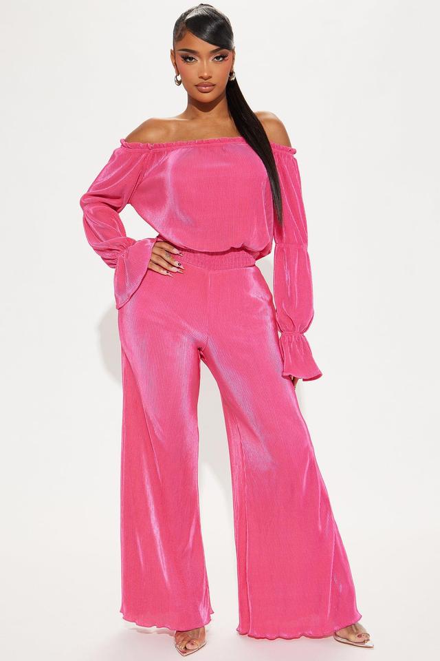 Jasleney Jumpsuit - Fuchsia Product Image