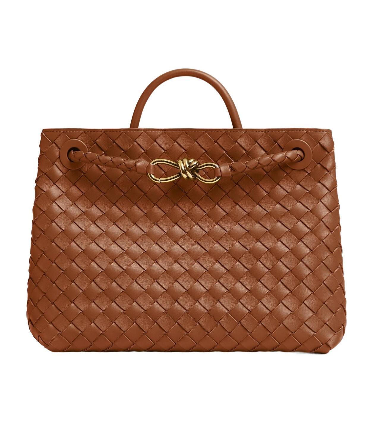 BOTTEGA VENETA Brown Medium Andiamo Tote Product Image