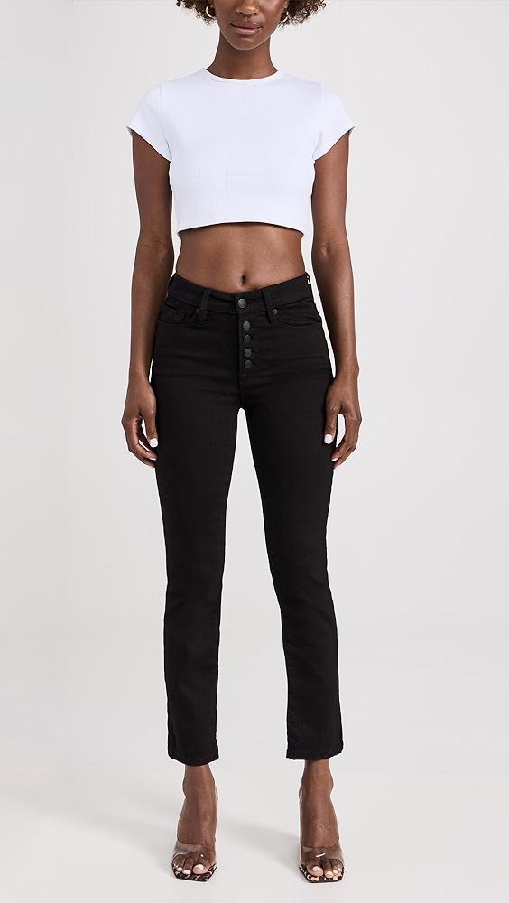 Good American Good Legs Straight Jeans | Shopbop Product Image