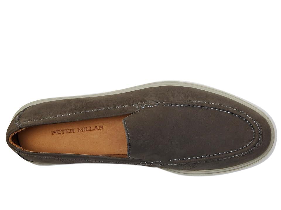 Peter Millar Mens Excursionist Nubuck Venetian Loafer | Color: Smoke | Size: 13 Product Image