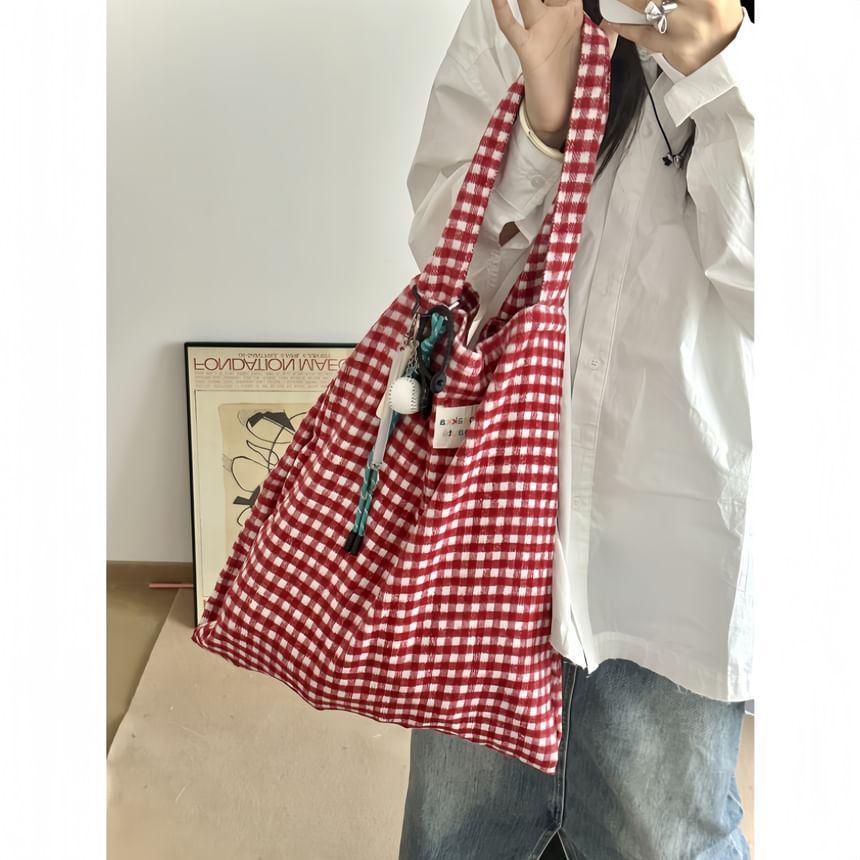 Plaid Shopper Bag product image