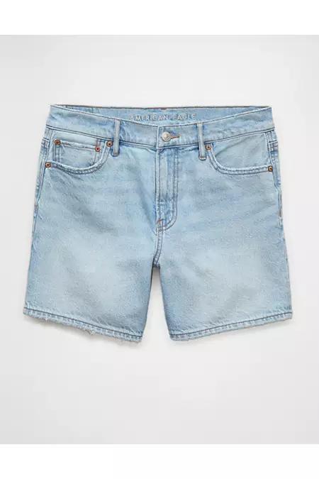 AE Strigid Super High-Waisted 6 Relaxed Denim Short Women's Product Image