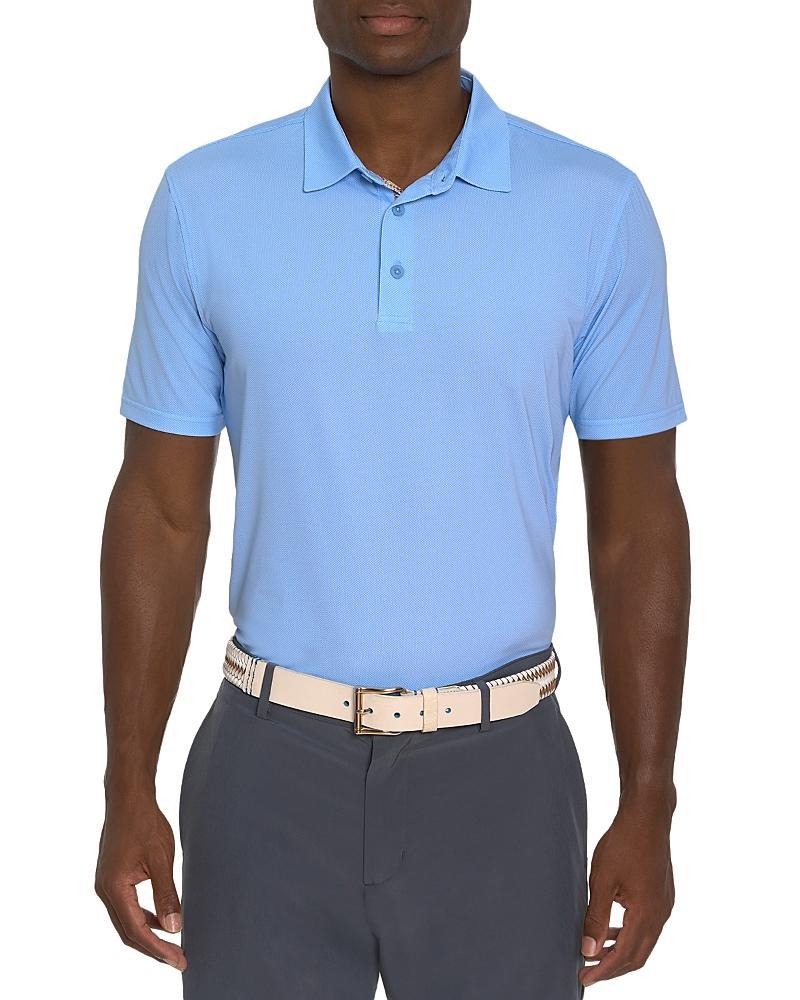 Mens Hyde Short-Sleeved Knit Polo Shirt Product Image