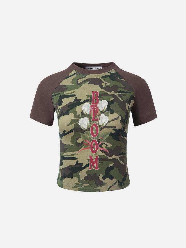 Aelfric Eden Camouflage Flower Print Tee Female Product Image