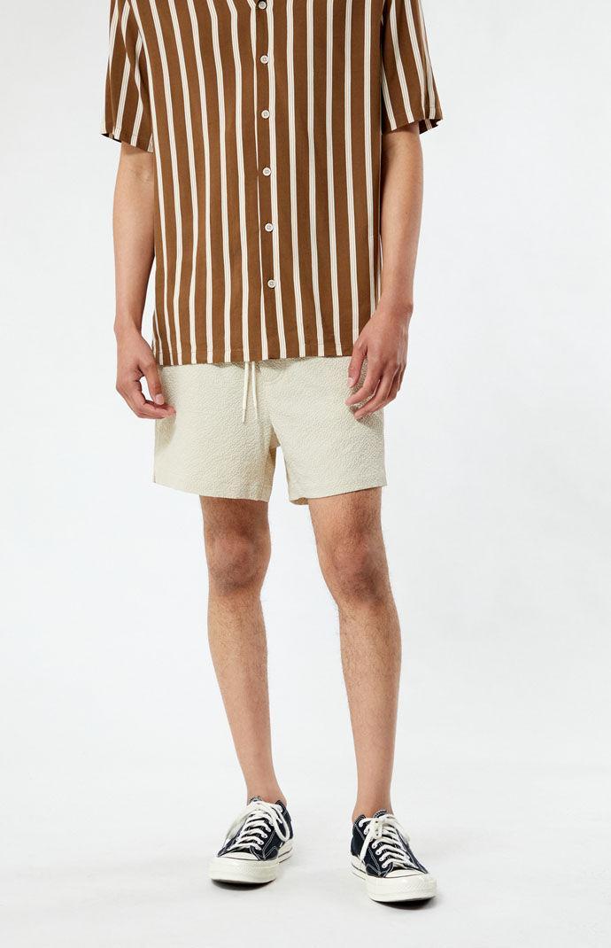 Men's Sail Seersucker 4.5" Swim Trunks - Product Image