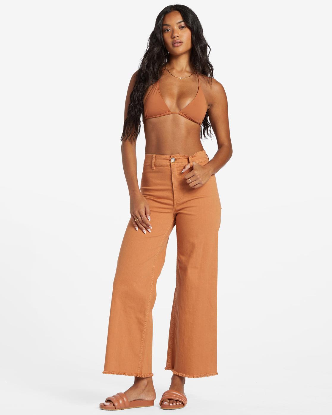 Free Fall High-Waist Pants - Toffee Female Product Image