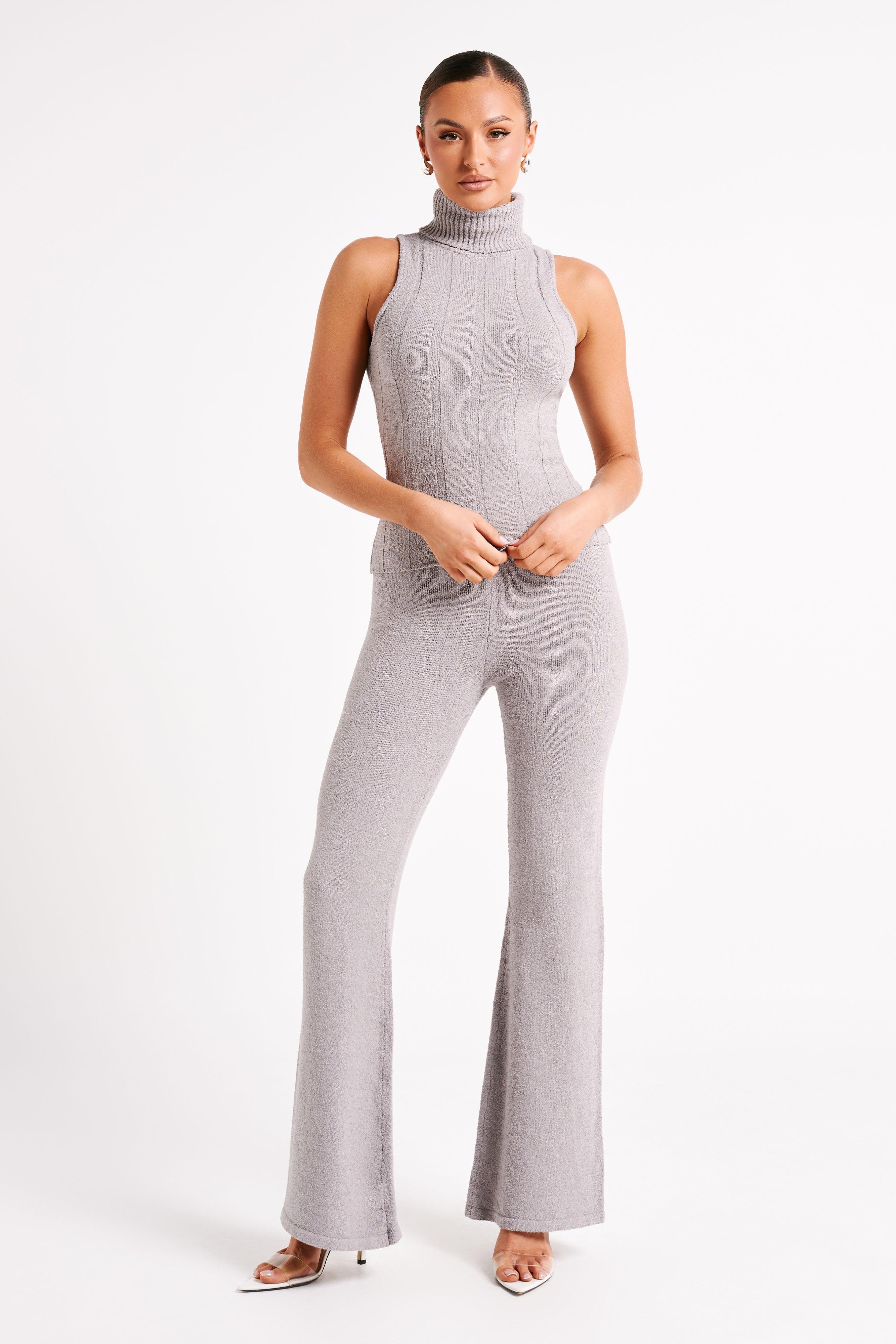 Angelina Knit Pants - Grey Marle product image