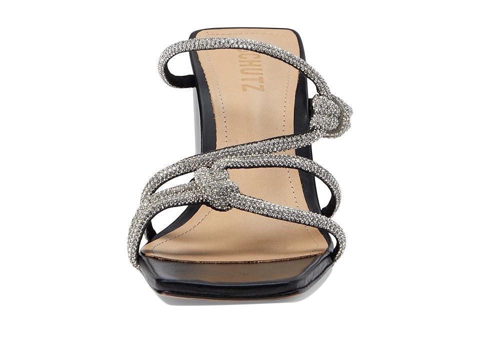 Womens Lauryn Crystal Strappy Wedge Sandals Product Image