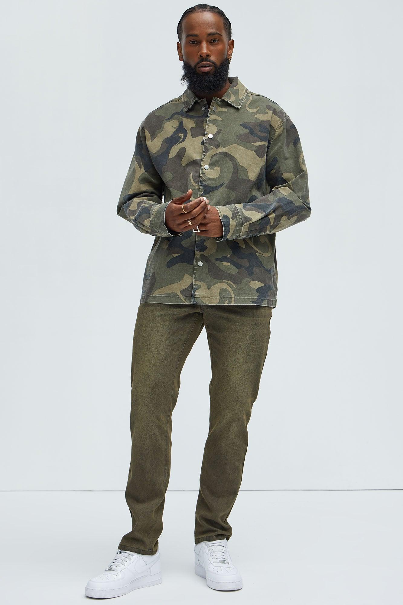 Won't Do Camo Long Sleeve Shirt - Camouflage Product Image