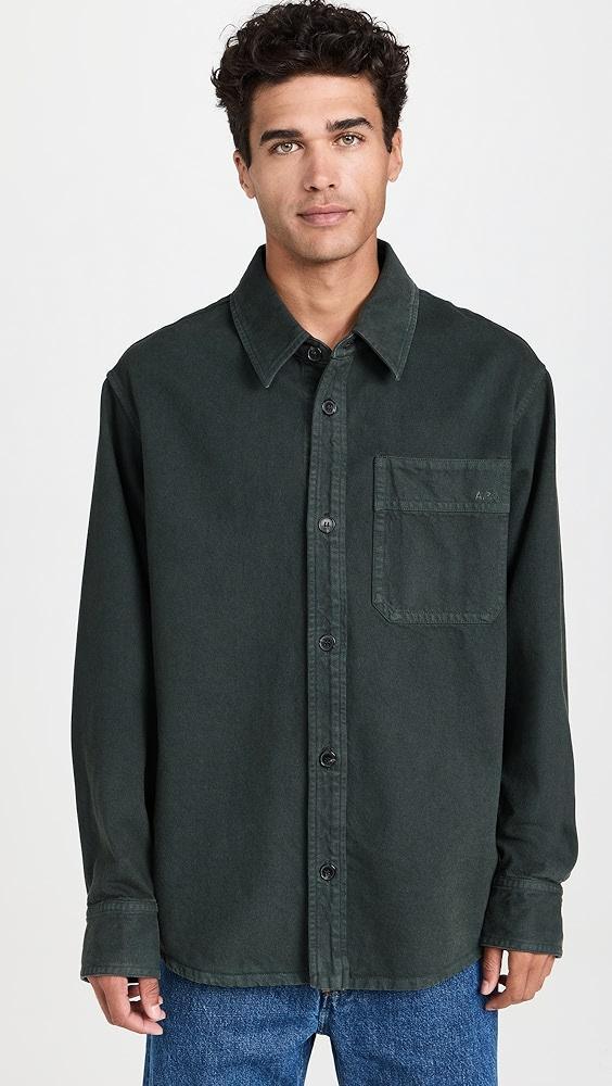 A.P.C. Surchemise Basile Brodee Over Shirt | Shopbop product image