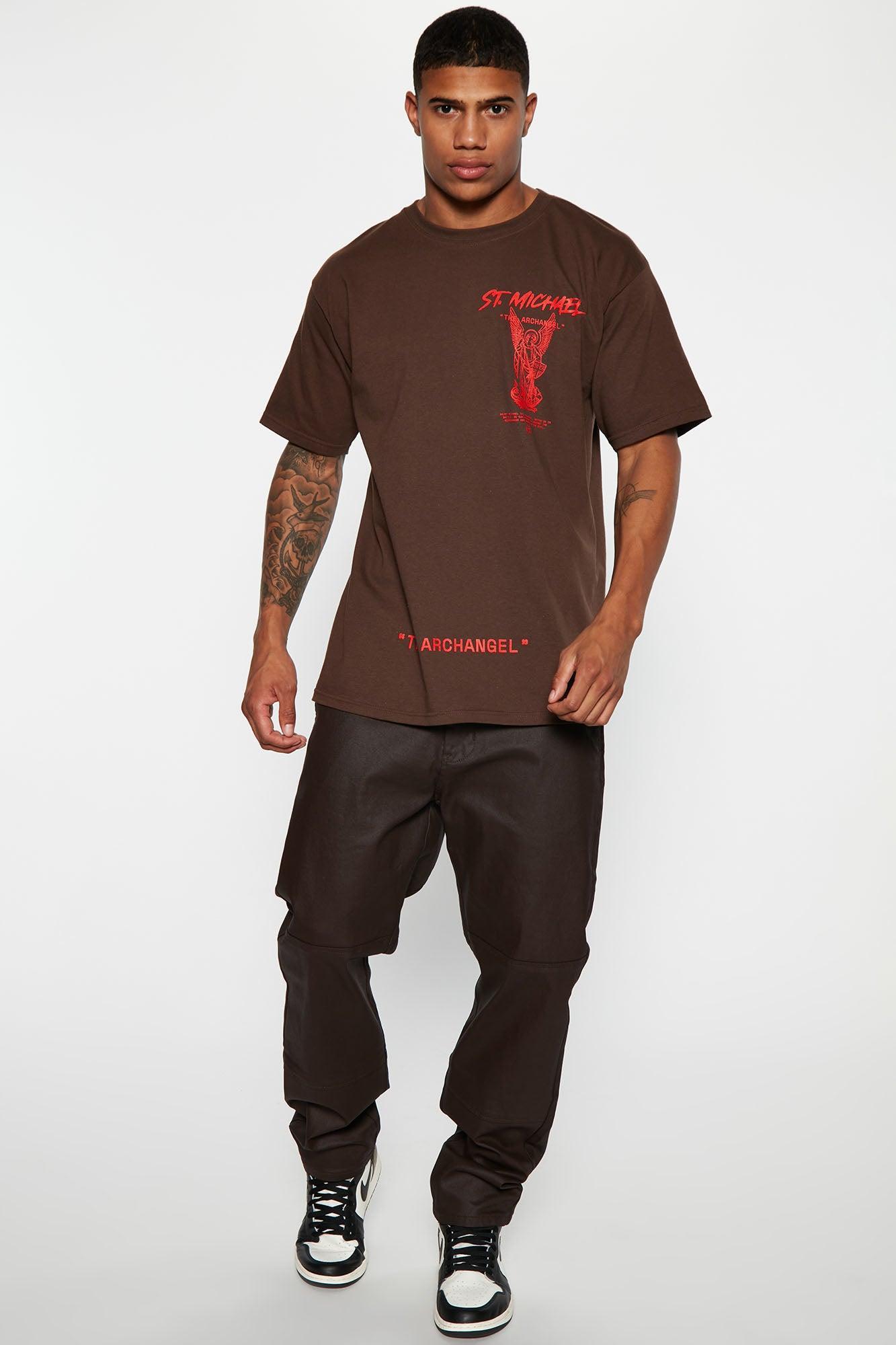 The Archangel Short Sleeve Tee - Brown Product Image