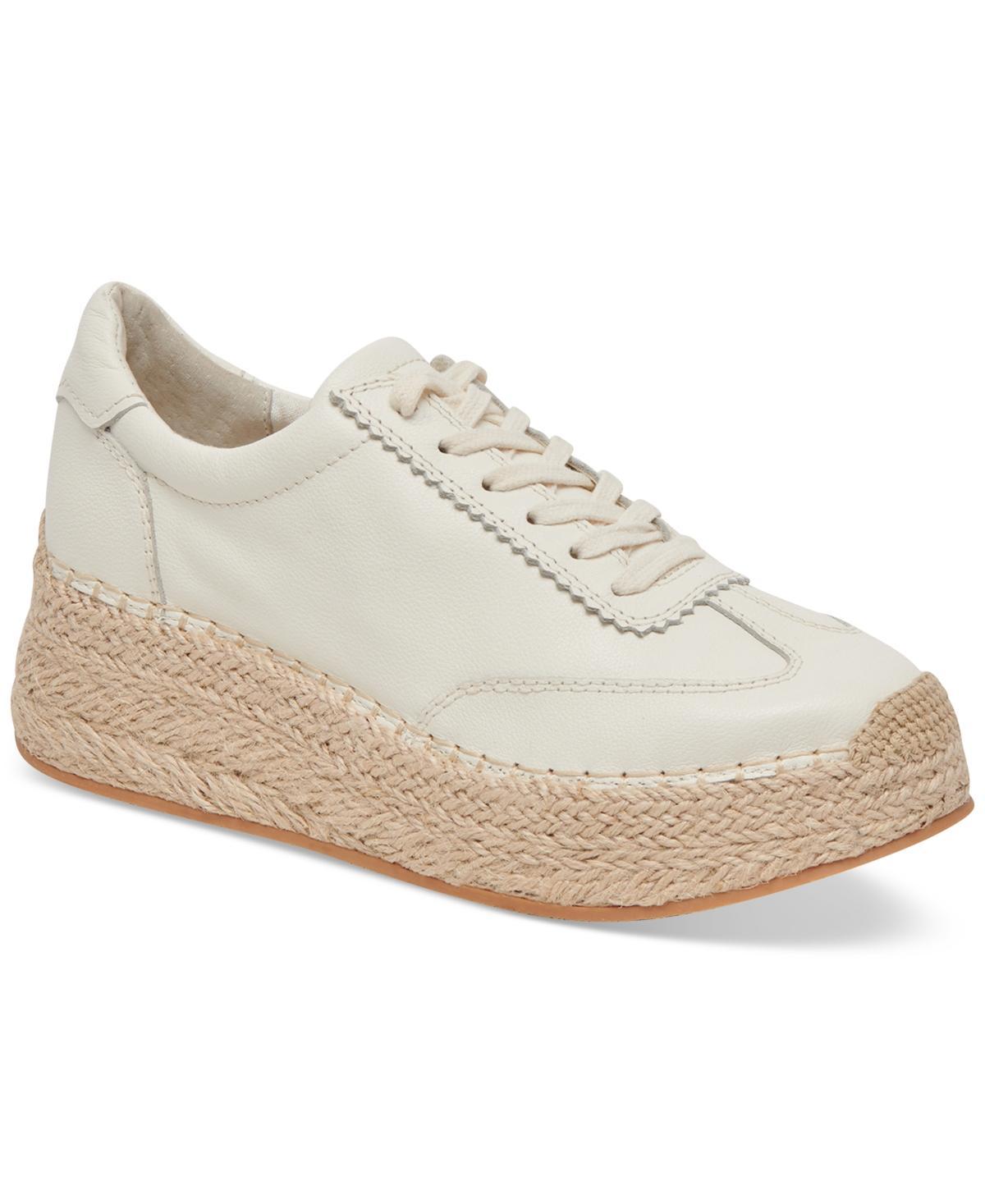 Dolce Vita Womens Jaja Lace Up Espadrille Platform Sneakers Product Image