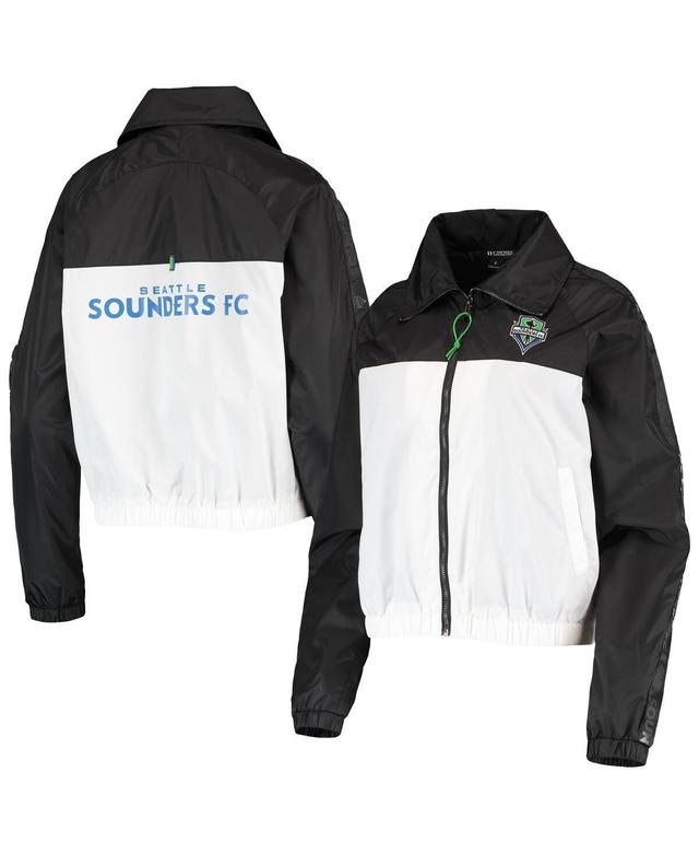 Womens The Wild Collective Black Seattle Sounders Fc Anthem Full-Zip Jacket Product Image