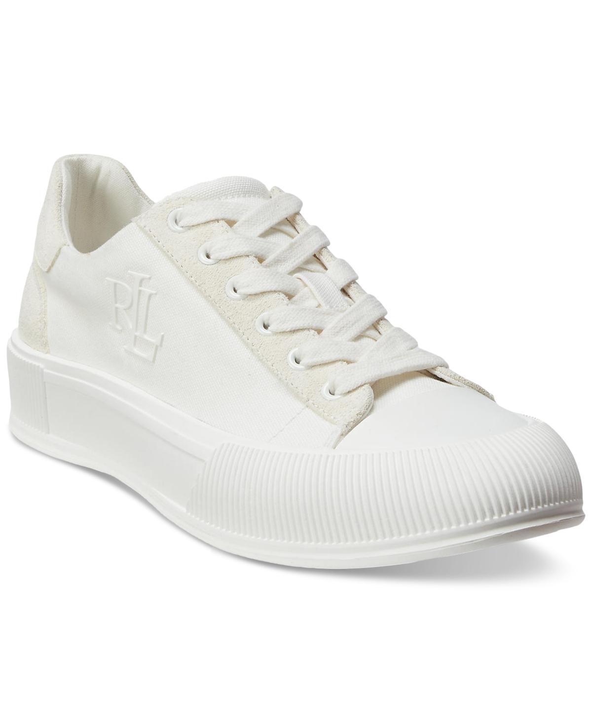 Lauren Ralph Lauren Womens Daisie Lace-Up Low-Top Sneakers Product Image