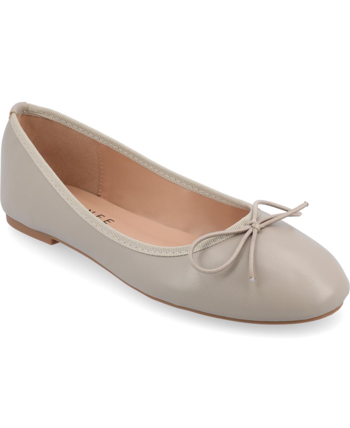 Journee Collection Vika Womens Ballet Flats Blue Product Image