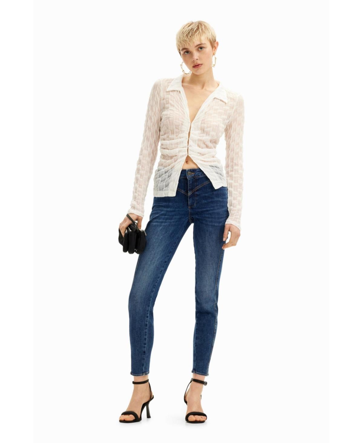 Desigual Womens Push-up skinny jeans Product Image