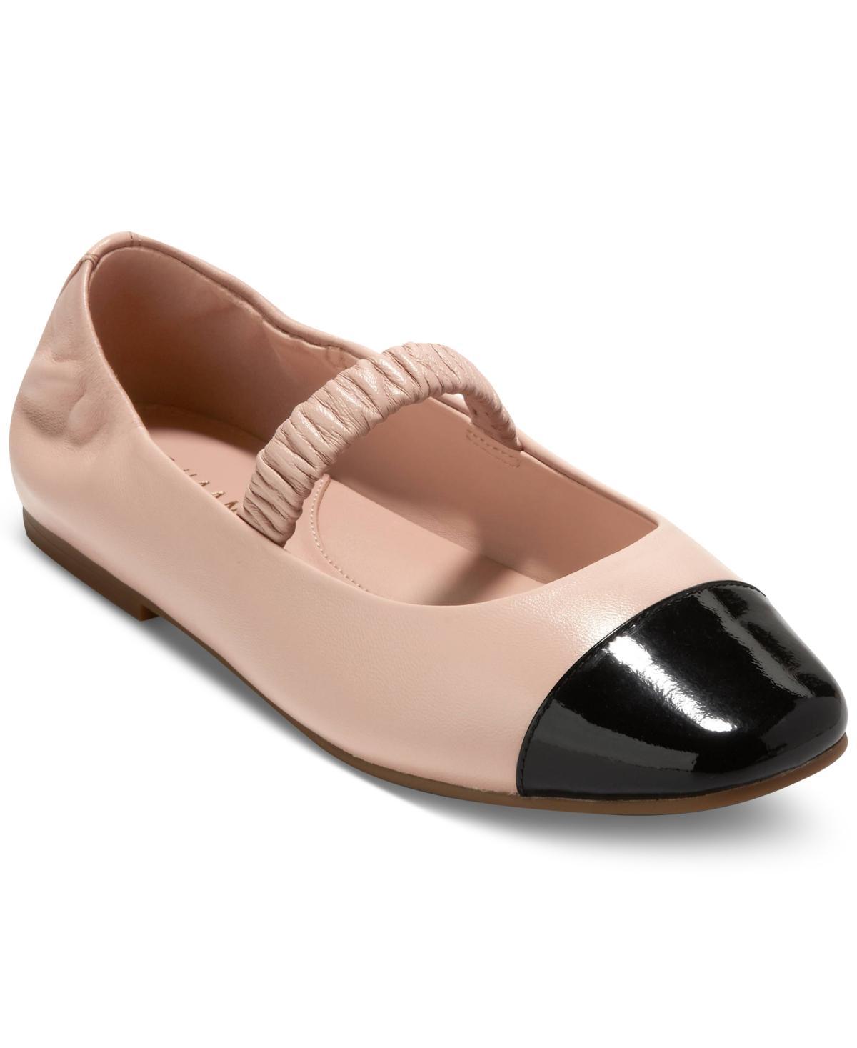 Cole Haan Womens Yvette Slip-On Ballet Flats - Porcelain Leather Product Image