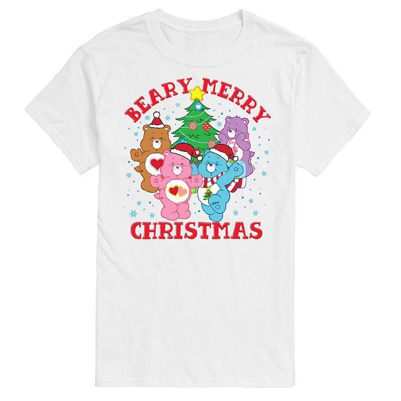 Big & Tall Care Bears Beary Merry Christmas Graphic Tee, Mens Product Image