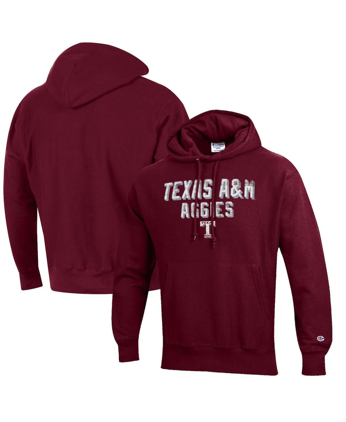 Mens Champion Maroon Texas A&M Aggies 12th Man Centennial Vault Collection Pullover Hoodie Product Image