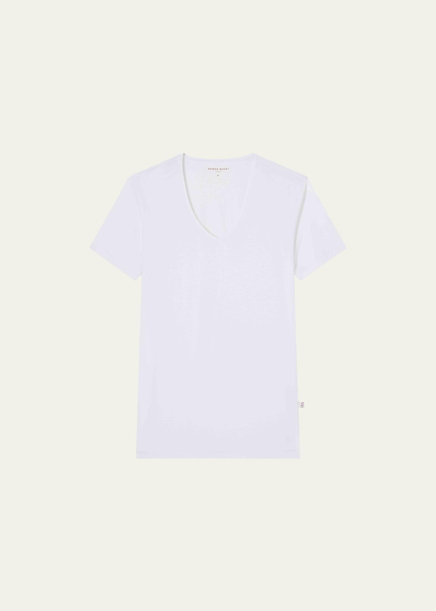 Mens Pima Stretch V-Neck T-Shirt Product Image