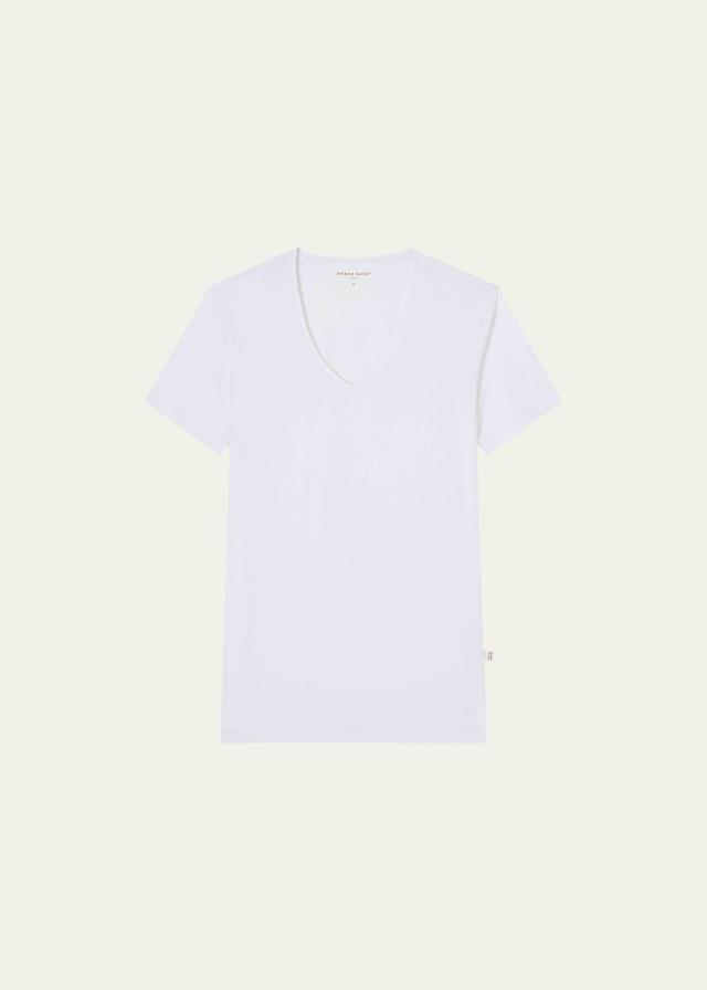 Mens Pima Stretch V-Neck T-Shirt Product Image